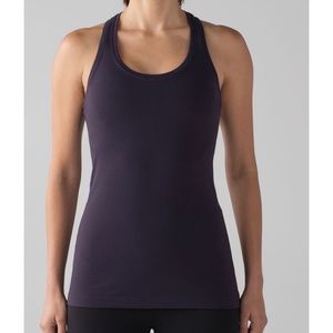 Lululemon Cool Racerback II in Black Grape